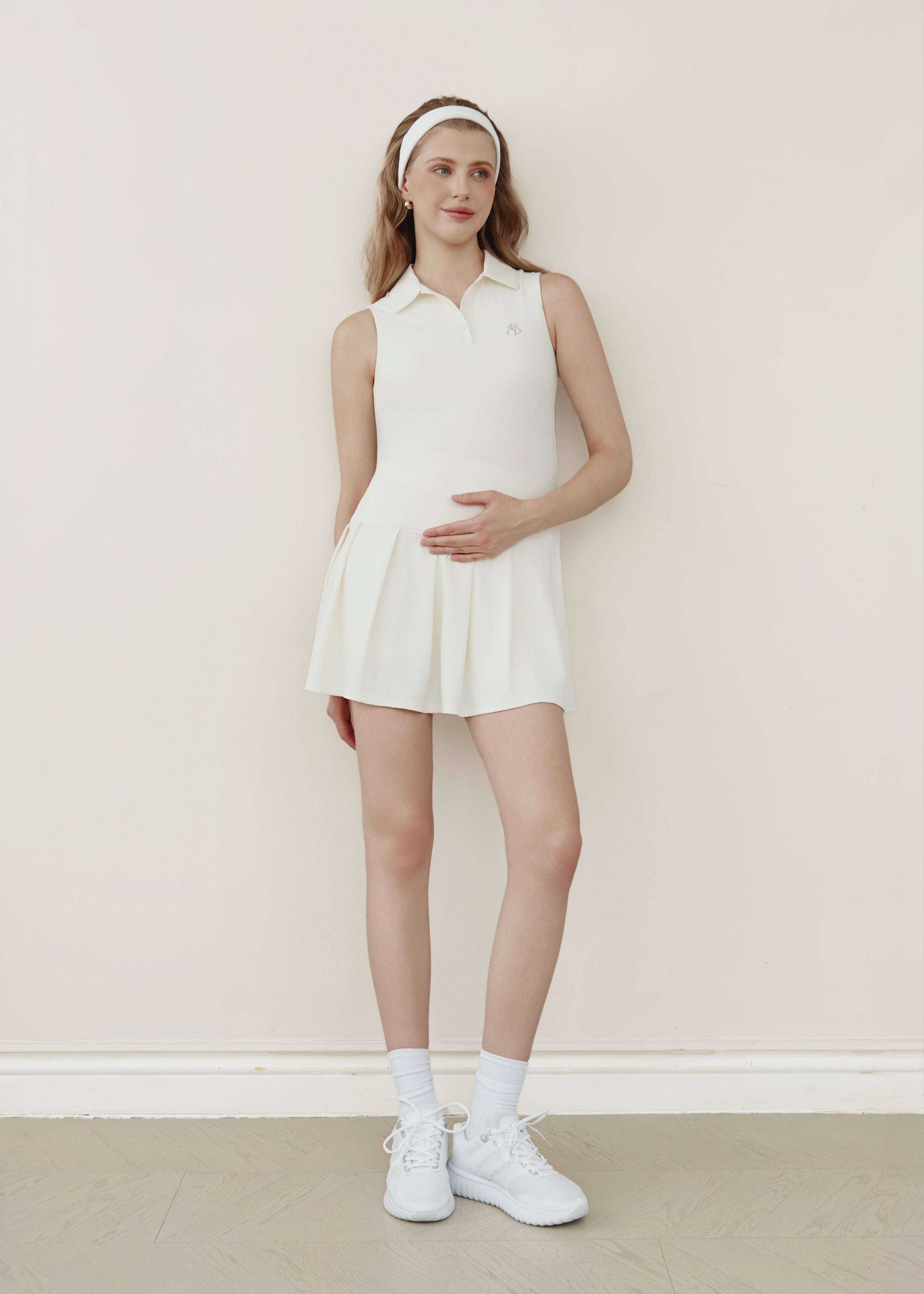 Rally Ready Tennis Dress - Cream