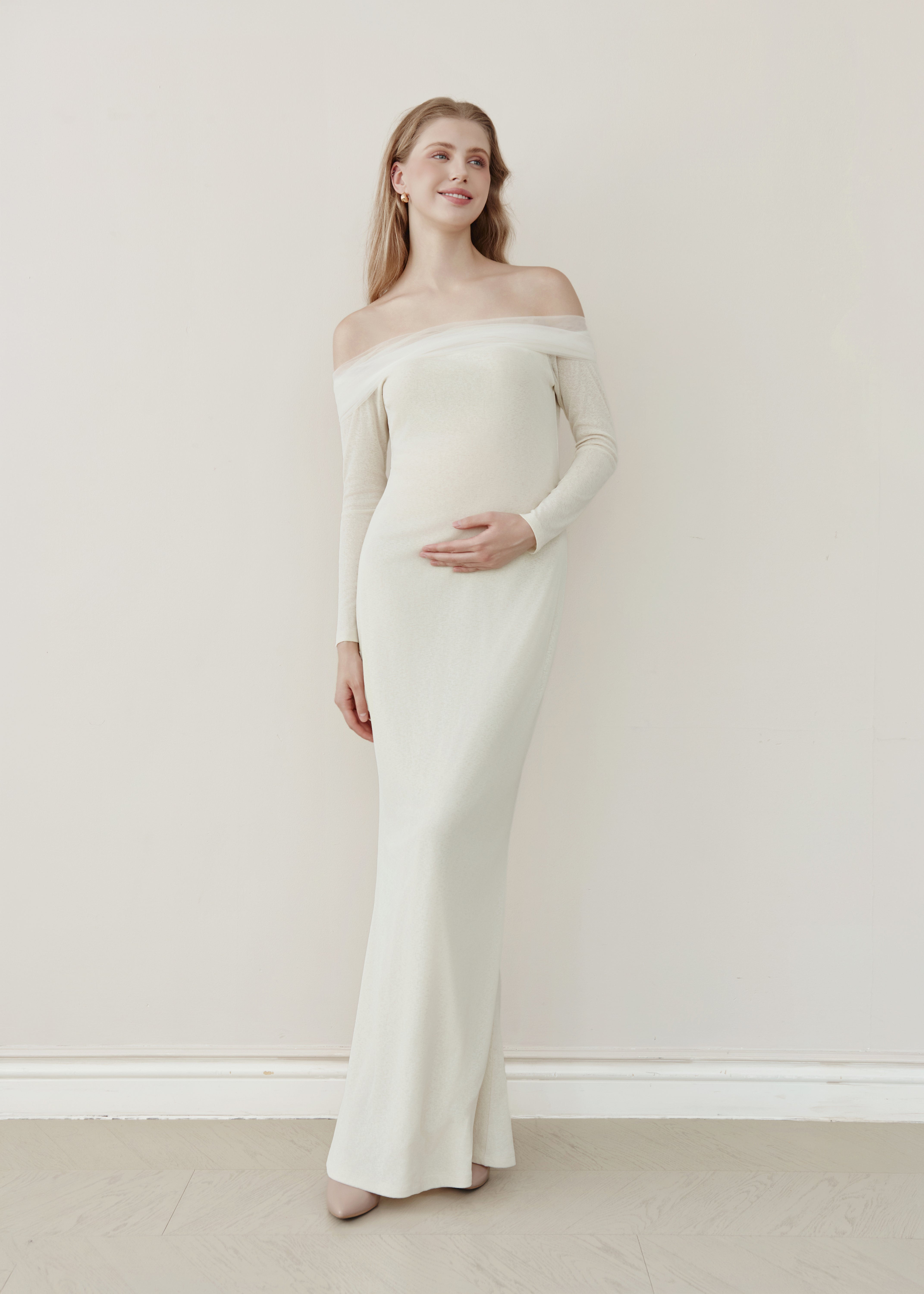 Moonlight Glow Dress - Cream