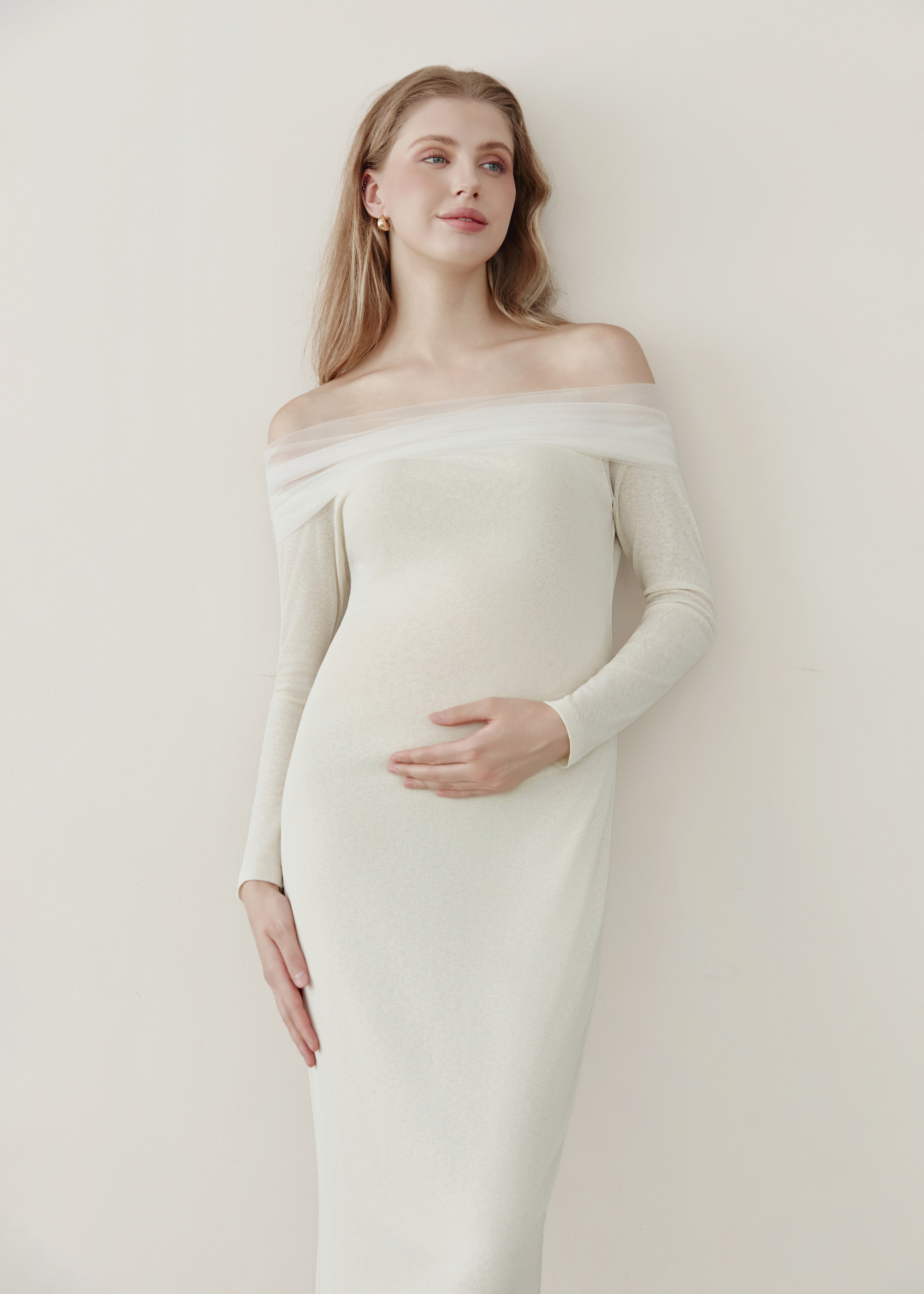 Moonlight Glow Dress - Cream
