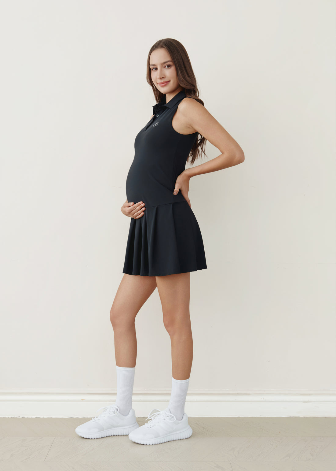 Rally Ready Tennis Dress - Black