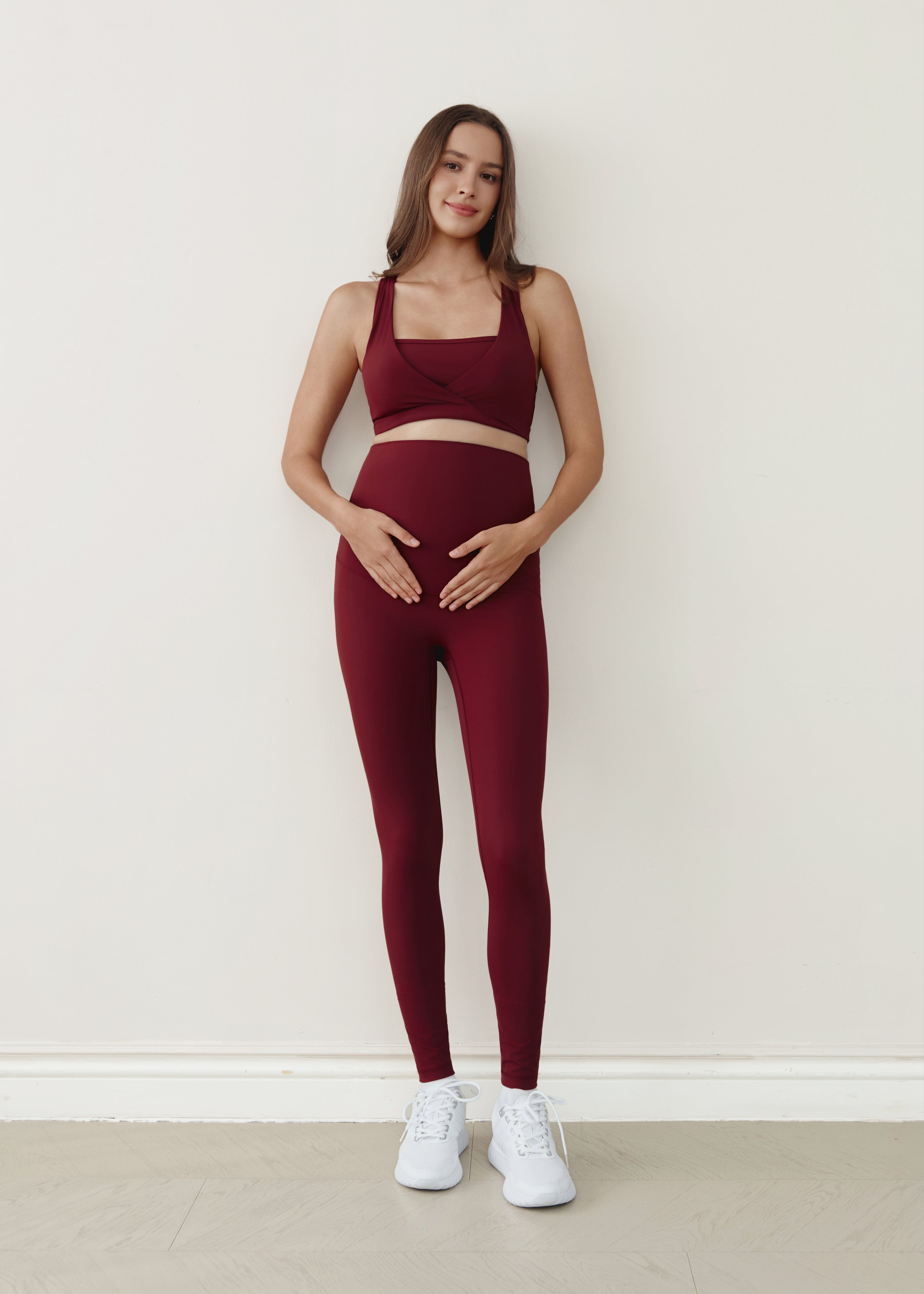 Everyday Motion Slim Leggings - Burgundy
