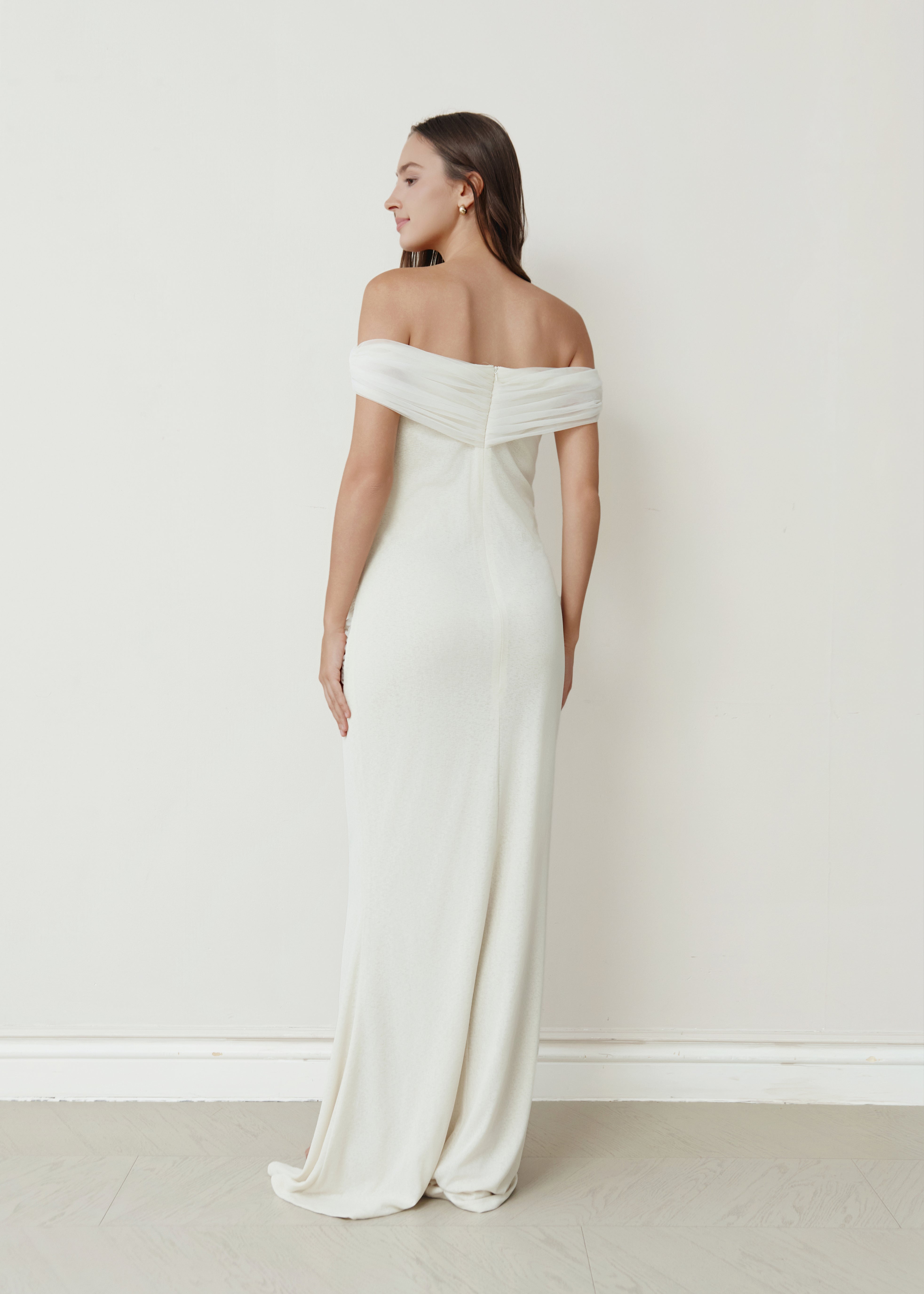 Ever After Maternity Dress - Cream