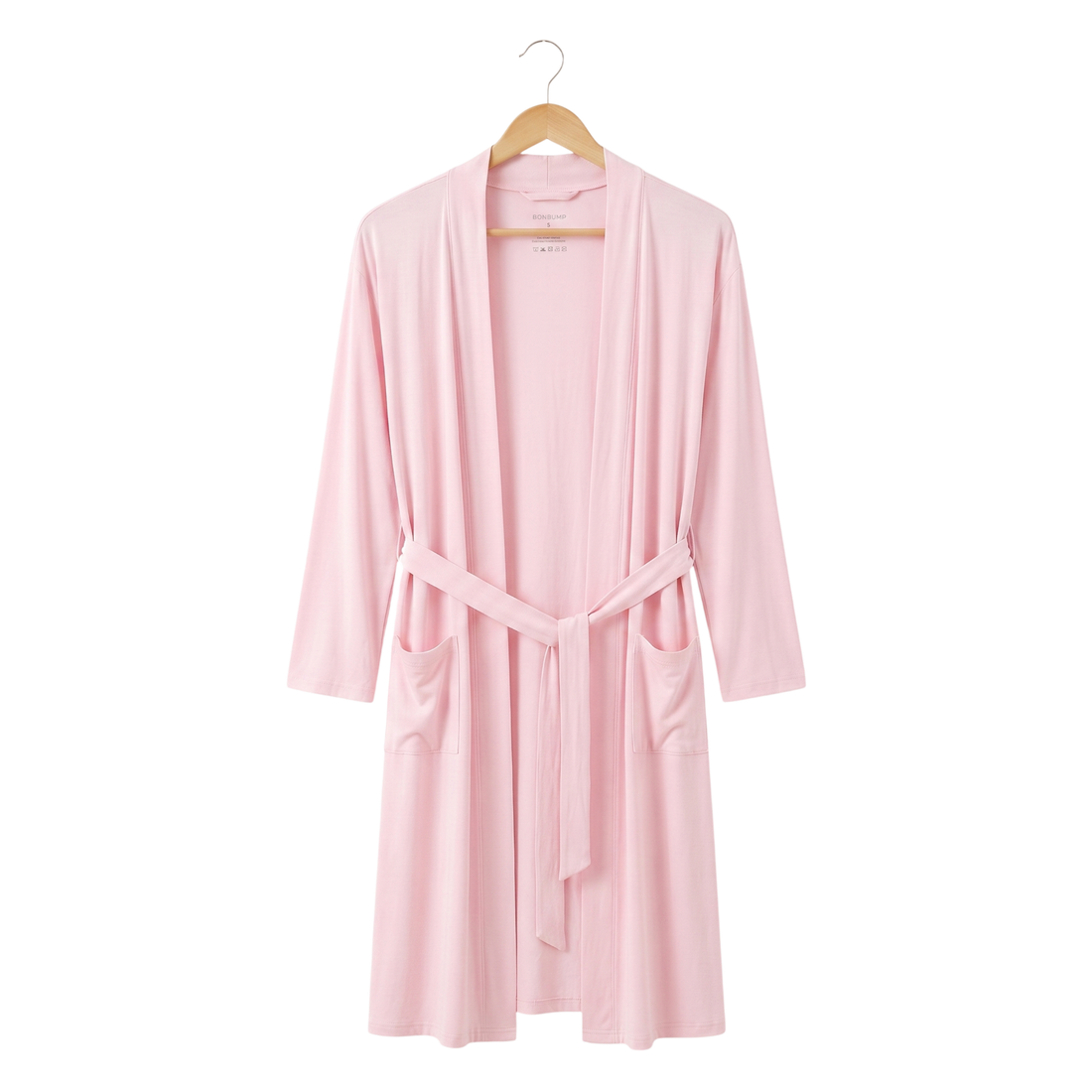 Hug Me Tight Bamboo Birthing Robe - Baby Pink