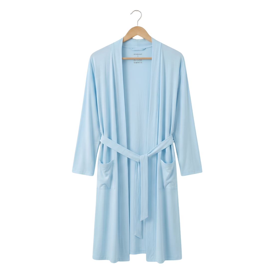 Hug Me Tight Bamboo Birthing Robe - Sky Blue