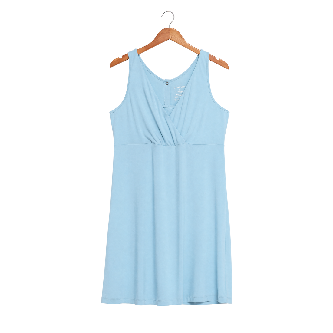 Comfy Cloud Bamboo Birthing Gown - Sky Blue
