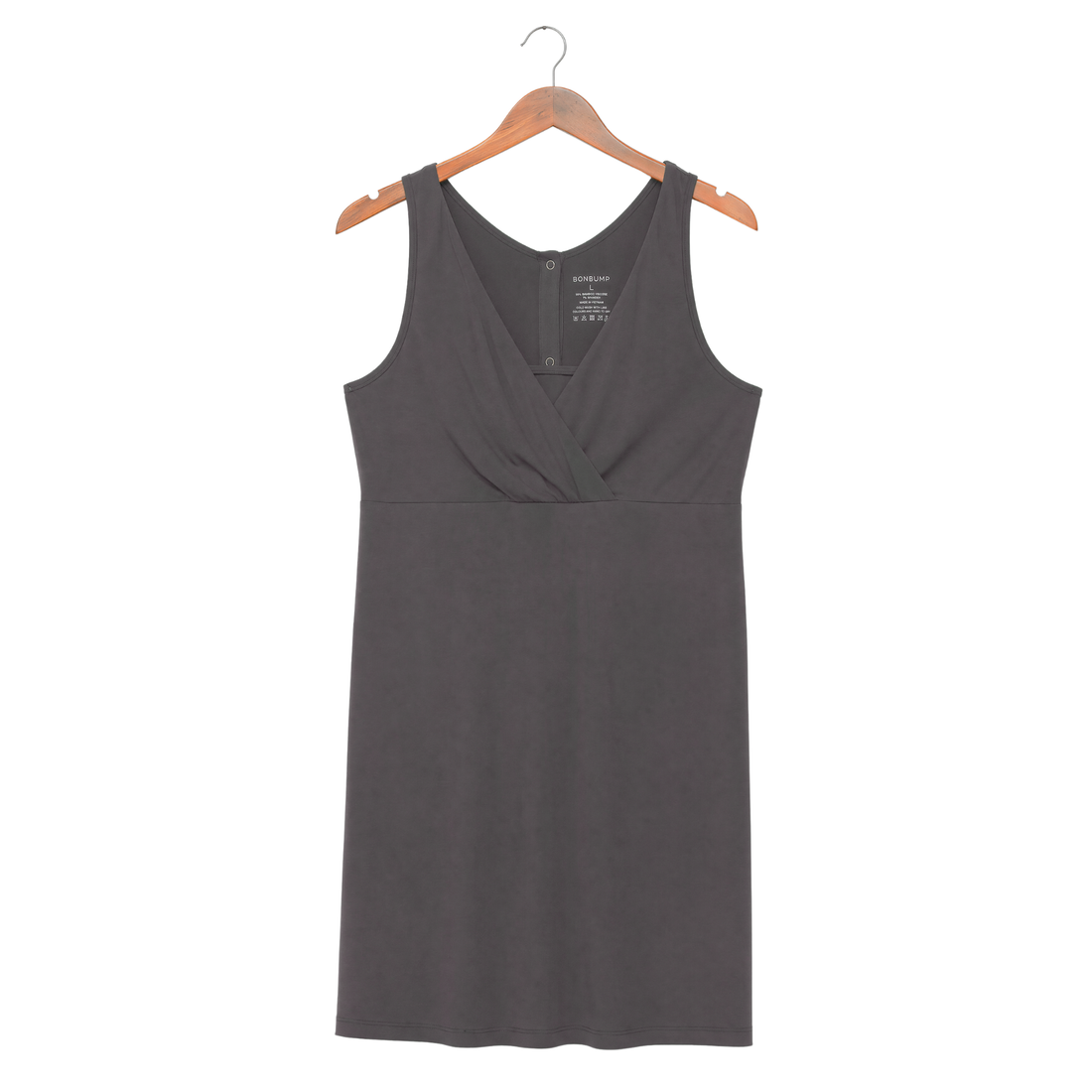 Comfy Cloud Bamboo Birthing Gown - Grey
