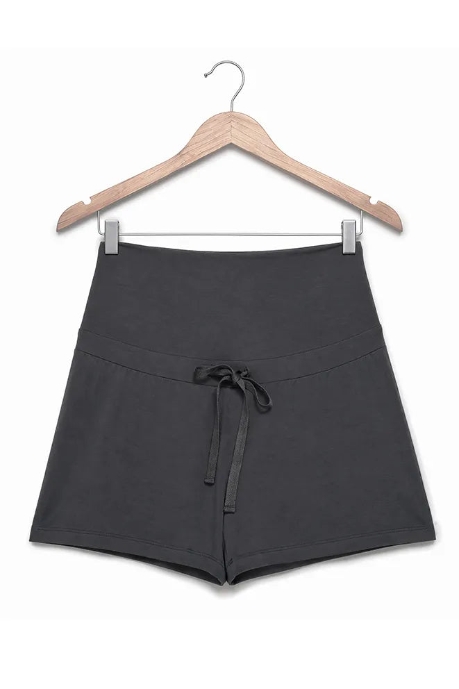 Forever Comfy Bamboo Shorts in Grey by Bonbump