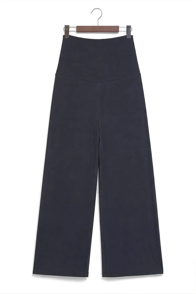 Bonbump Forever Comfy Bamboo Wide-Leg Pants in Grey