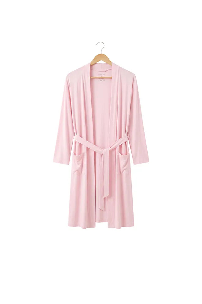 Hug Me Tight Bamboo Birthing Robe in Baby Pink by Bonbump