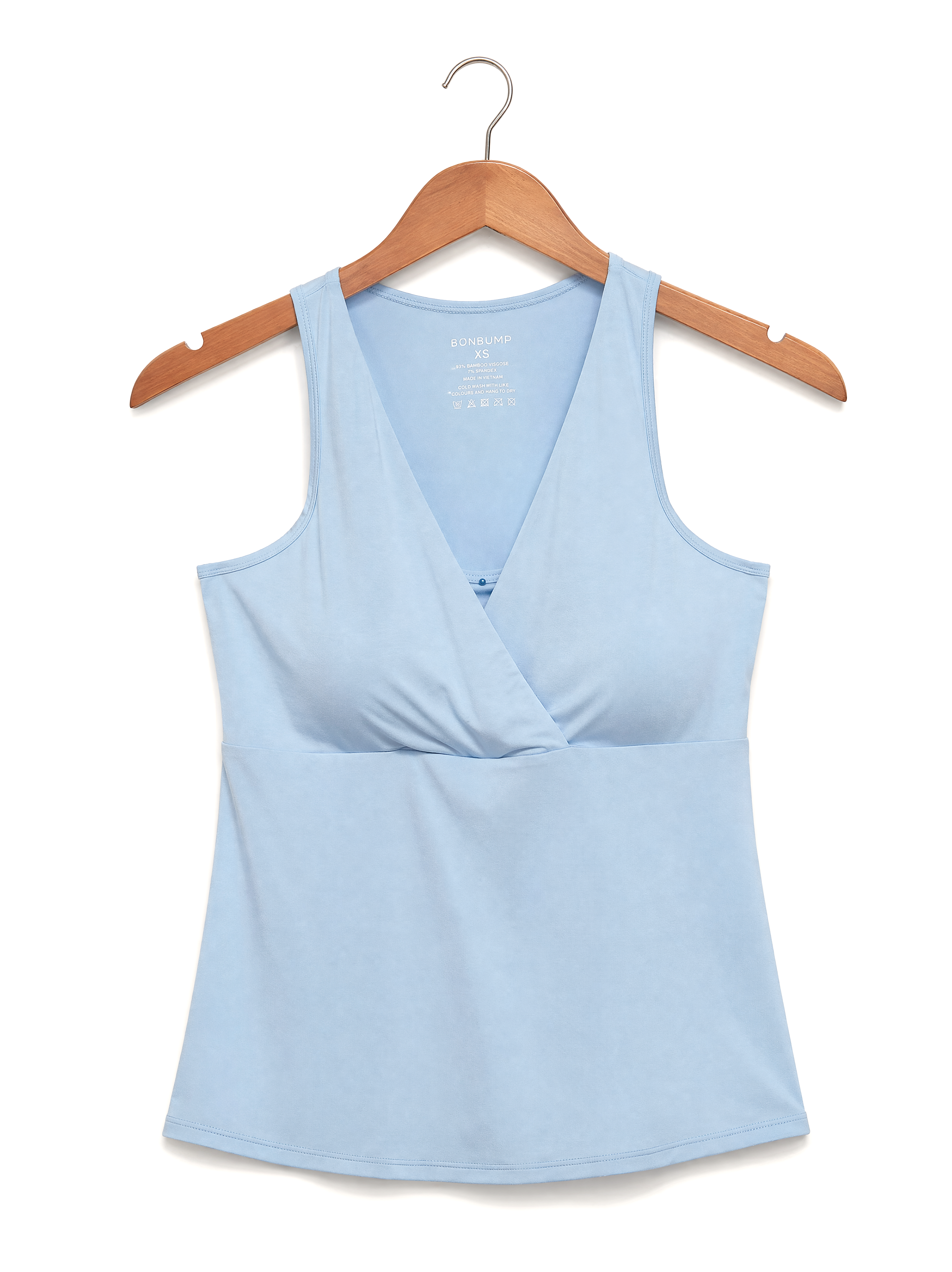 Breezy Nest Bamboo Nursing Tank - Blue